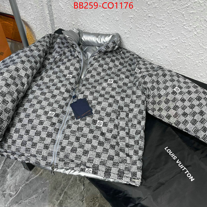 Down jacket Men-LV,replica 2023 perfect luxury , ID: CO1176,$: 259USD