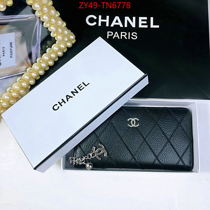 Chanel Bags(4A)-Wallet-,ID: TN6778,$: 49USD