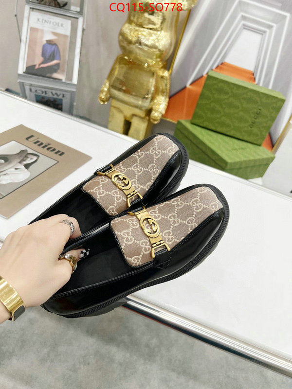 Women Shoes-Gucci,buy aaaaa cheap , ID: SO778,$: 115USD