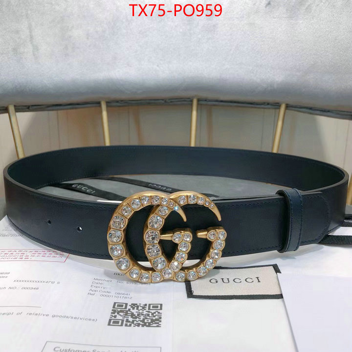 Belts-Gucci,we offer , ID: PO959,$: 75USD