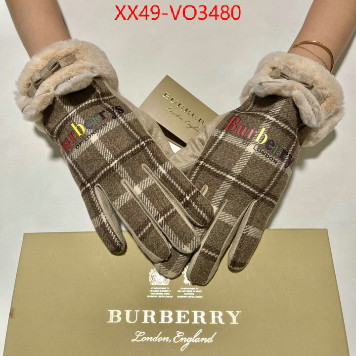 Gloves-Burberry,top perfect fake , ID: VO3480,$: 49USD