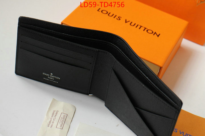 LV Bags(TOP)-Wallet,ID: TD4756,$: 59USD