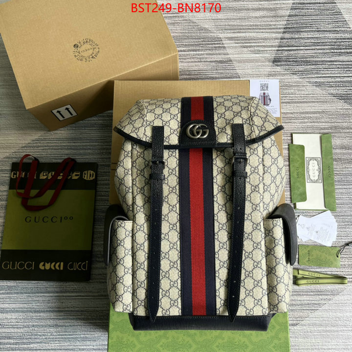 Gucci Bags(TOP)-Backpack-,buy luxury 2023 ,ID: BN8170,$: 249USD