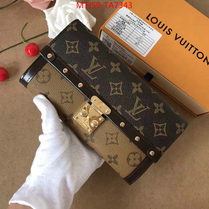 LV Bags(4A)-Wallet,ID: TA7343,$: 59USD