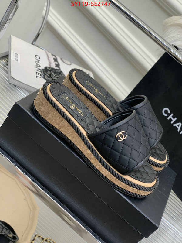 Women Shoes-Chanel,mirror quality , ID: SE2747,$: 119USD