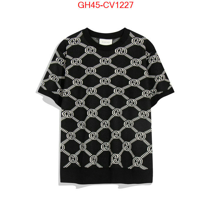 Clothing-Gucci,sellers online , ID: CV1227,$: 45USD