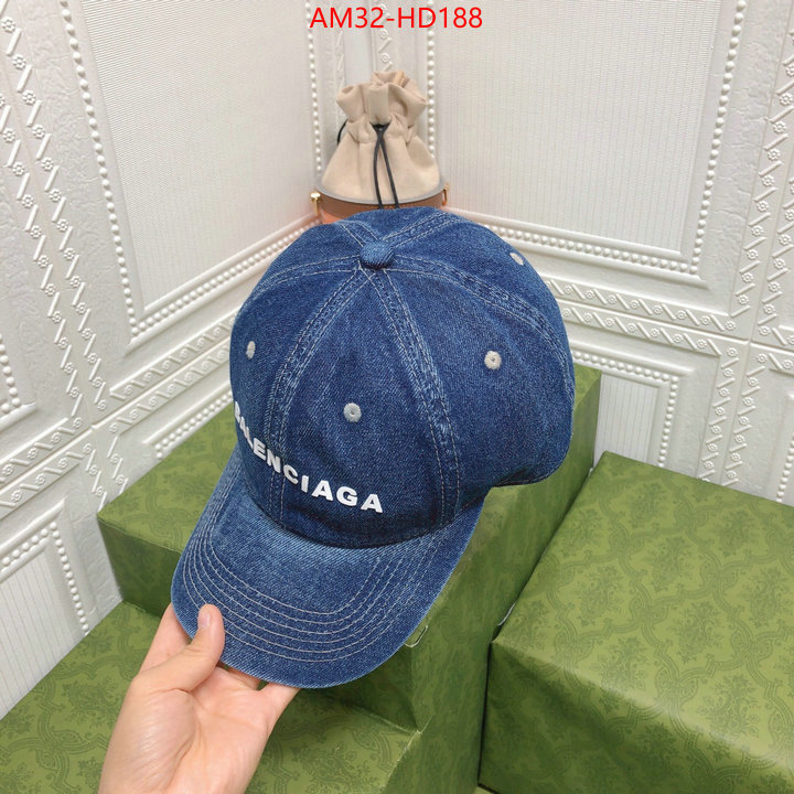 Cap (Hat)-Balenciaga,high quality happy copy , ID: HD188,$: 32USD