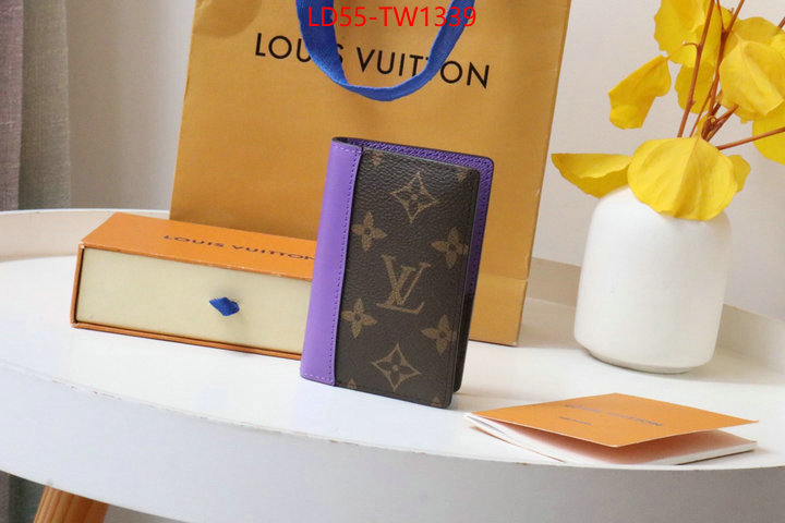 LV Bags(TOP)-Wallet,ID: TW1339,$: 55USD