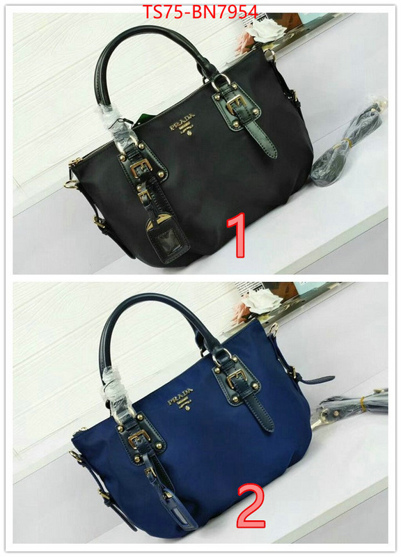 Prada Bags(4A)-Handbag-,brand designer replica ,ID: BN7954,$: 75USD