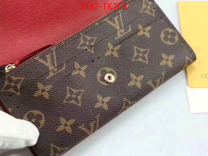 LV Bags(4A)-Wallet,ID: TK708,$:32USD