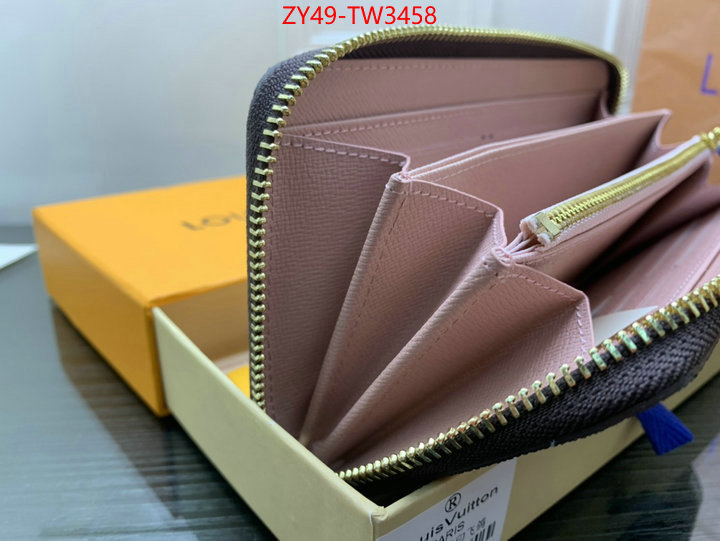 LV Bags(4A)-Wallet,wholesale 2023 replica ,ID: TW3458,$: 49USD