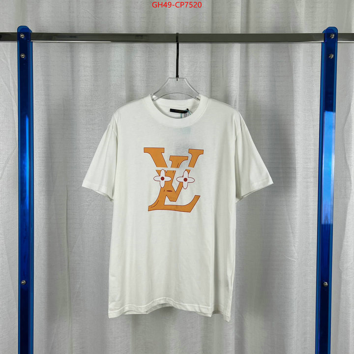 Clothing-LV,replica 2023 perfect luxury , ID: CP7520,$: 49USD