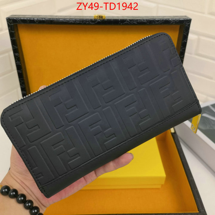 Fendi Bags(4A)-Wallet-,replica shop ,ID: TD1942,$: 49USD