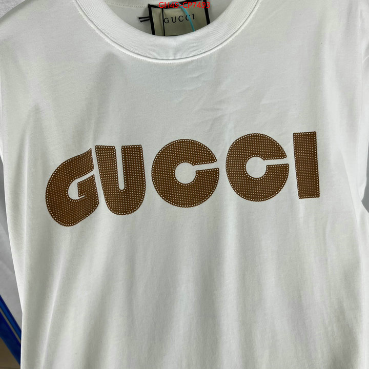 Clothing-Gucci,shop cheap high quality 1:1 replica , ID: CP7493,$: 49USD