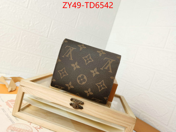 LV Bags(4A)-Wallet,we provide top cheap aaaaa ,ID: TD6542,$: 49USD