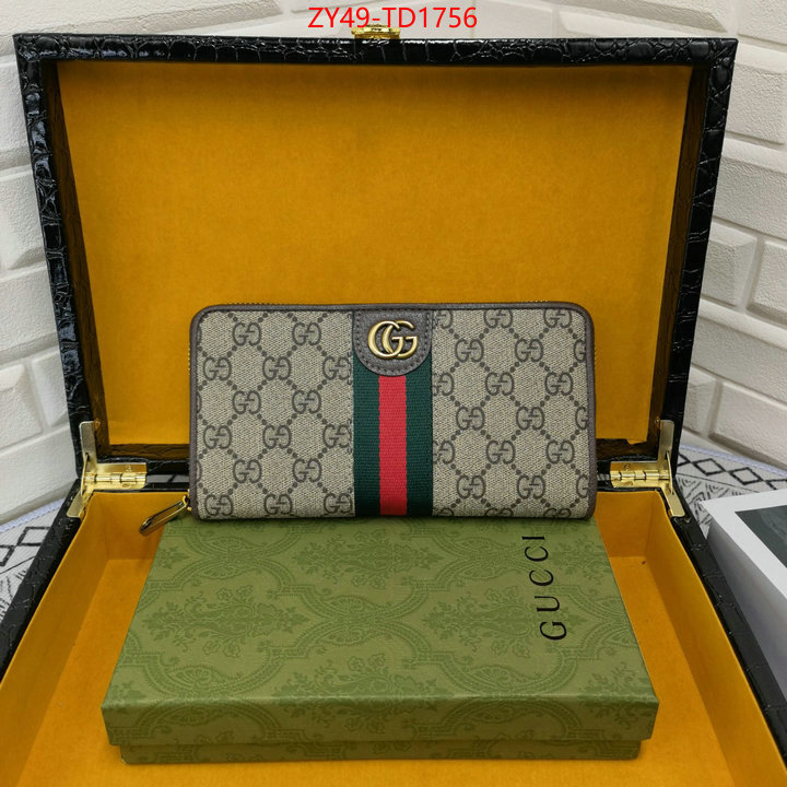 Gucci Bags(4A)-Wallet-,ID: TD1756,$: 49USD