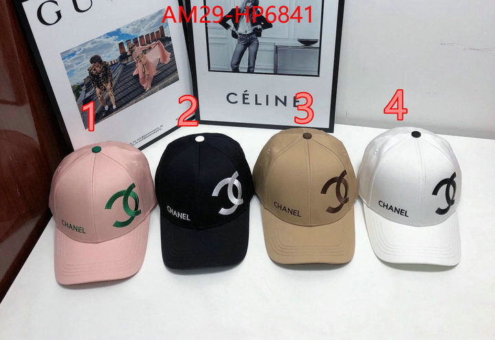 Cap (Hat)-Chanel,aaaaa customize , ID: HP6841,$: 29USD