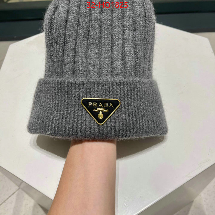 Cap (Hat)-Prada,wholesale designer shop , ID: HO1825,$: 32USD