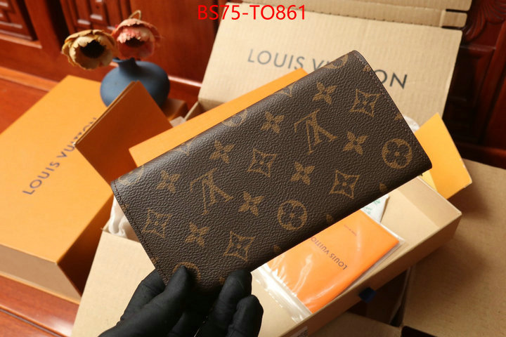 LV Bags(TOP)-Wallet,ID: TO861,$: 75USD