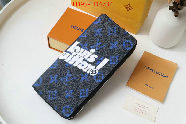 LV Bags(TOP)-Wallet,ID: TD4734,$: 95USD