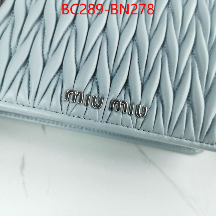 Miu Miu Bags(TOP)-Diagonal-,luxury ,ID: BN278,$: 289USD