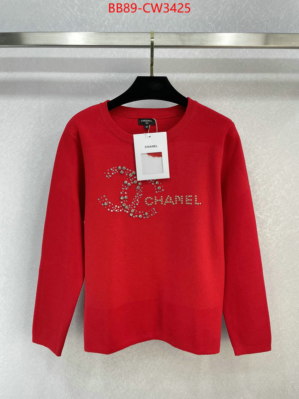 Clothing-Chanel,buy the best replica , ID: CW3425,$: 89USD