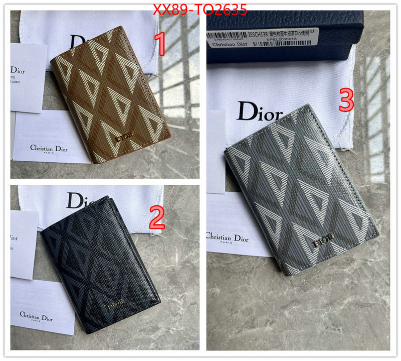 Dior Bags(TOP)-Wallet-,ID: TO2635,$: 89USD