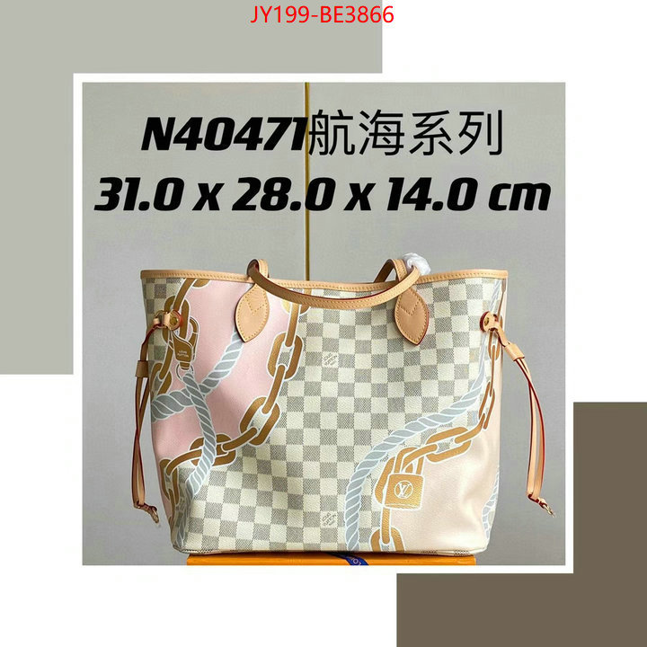 LV Bags(TOP)-Neverfull-,ID: BE3866,$: 199USD