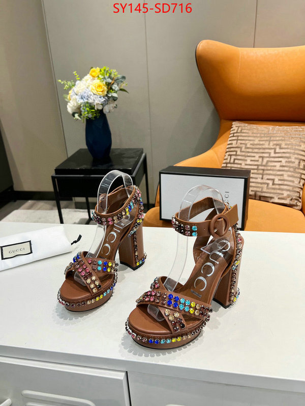 Women Shoes-Gucci,website to buy replica , ID: SD716,$: 145USD