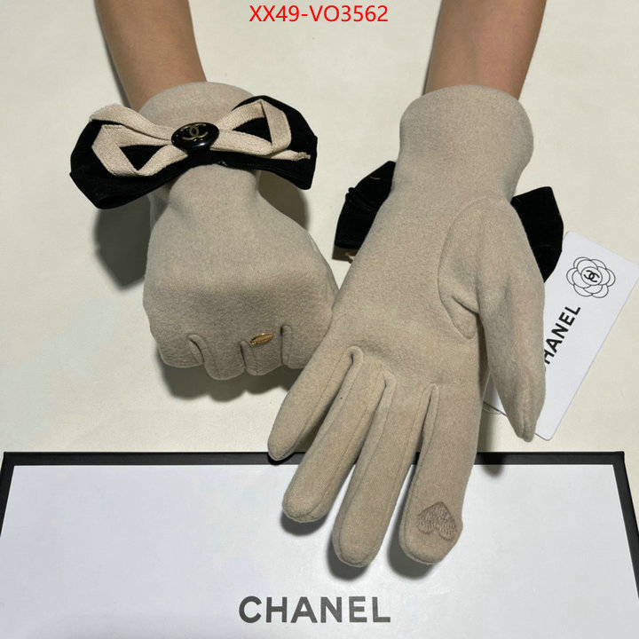 Gloves-Chanel,wholesale sale , ID: VO3562,$: 49USD