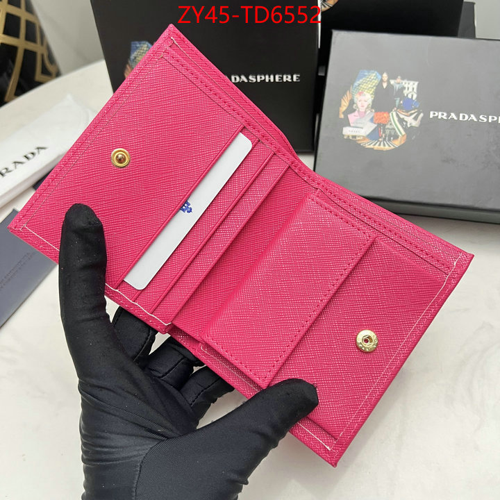 Prada Bags(4A)-Wallet,where can i find ,ID: TD6552,$: 45USD