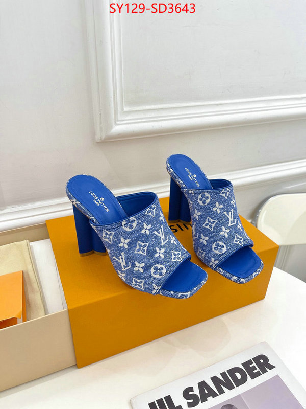 Women Shoes-LV,we provide top cheap aaaaa , ID: SD3643,$: 129USD