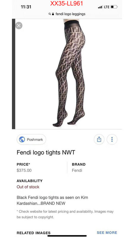 Pantyhose stockings-Fendi,how to buy replcia , ID: LL961,$:35USD