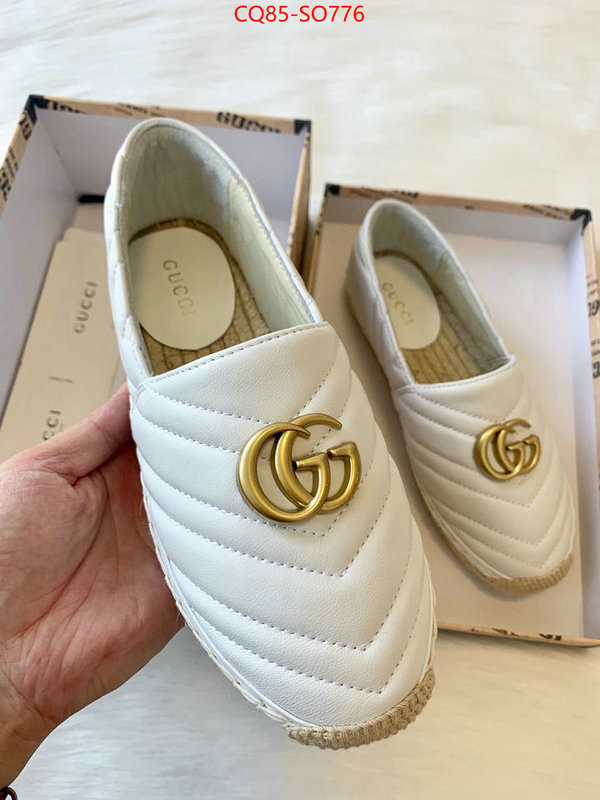 Women Shoes-Gucci,best quality replica , ID: SO776,$: 85USD
