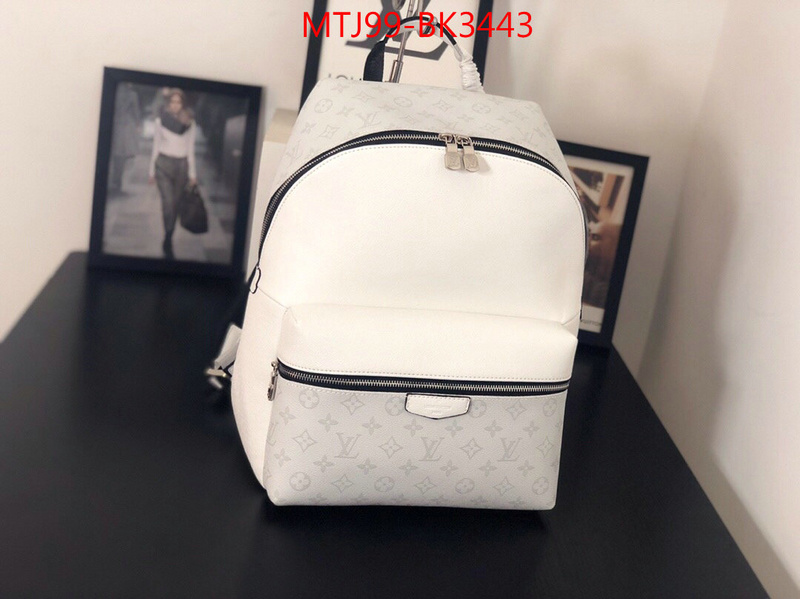 LV Bags(4A)-Backpack-,ID: BK3443,$:99USD