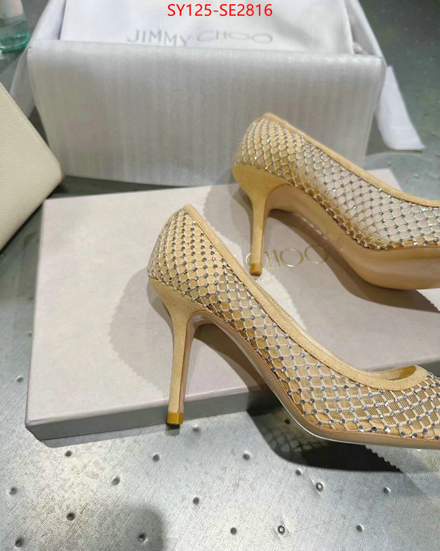 Women Shoes-Jimmy Choo,replica 1:1 high quality , ID: SE2816,$: 125USD