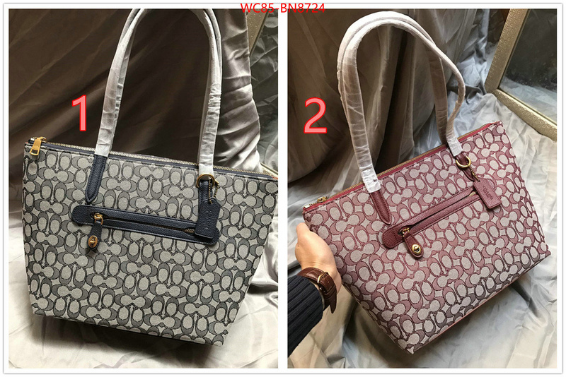 Coach Bags(4A)-Tote-,best replica 1:1 ,ID: BN8724,$: 85USD