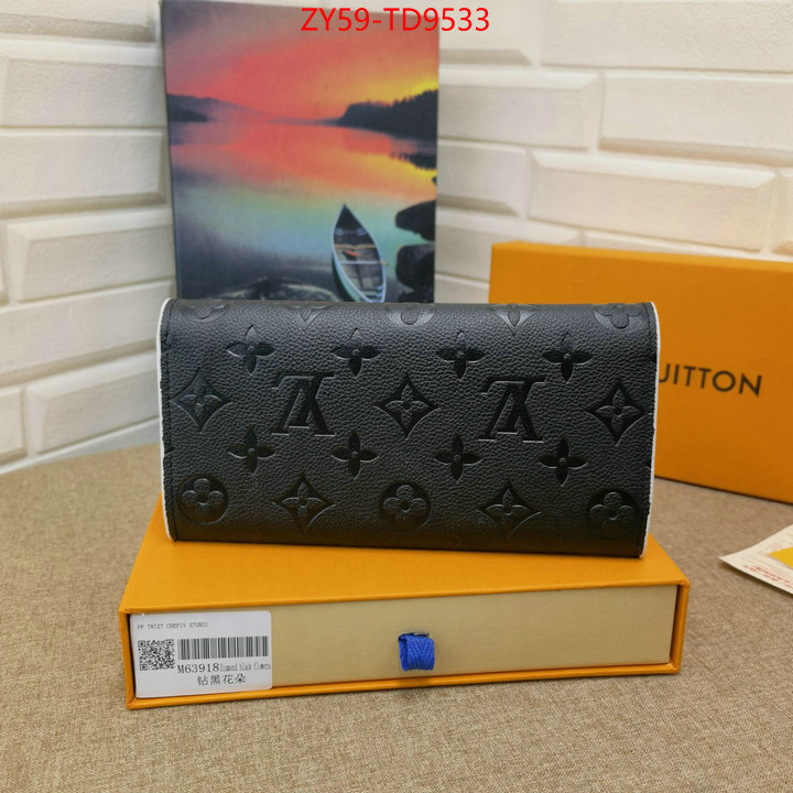 LV Bags(4A)-Wallet,online ,ID: TD9533,$: 59USD