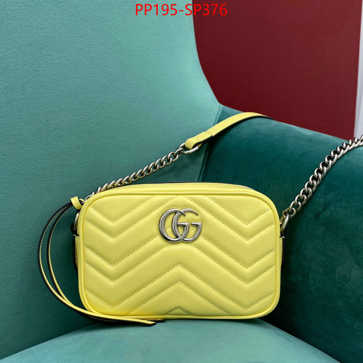 Gucci Bags(TOP)-Marmont,ID: BP376,$: 195USD