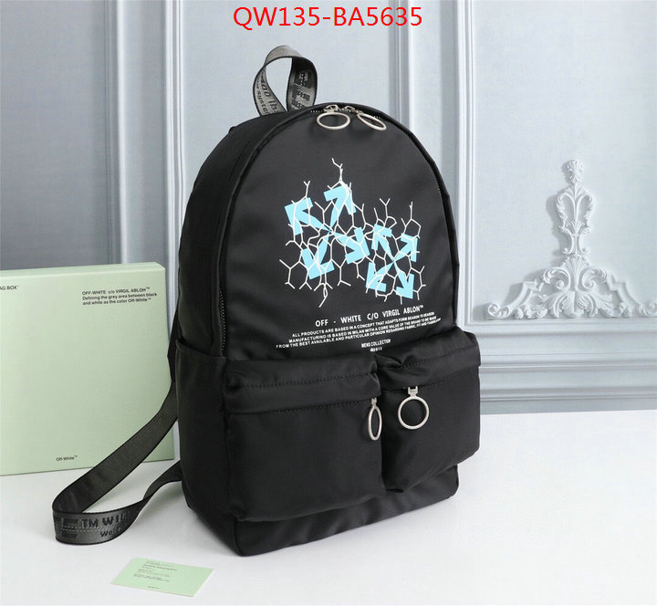 Off-White Bags ( TOP )-Backpack-,how to buy replica shop ,ID: BA5635,$: 135USD