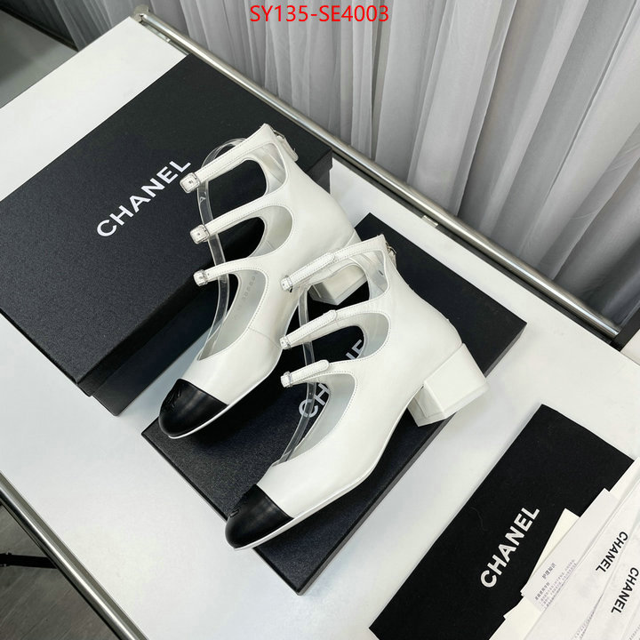 Women Shoes-Chanel,high quality replica designer , ID: SE4003,$: 135USD