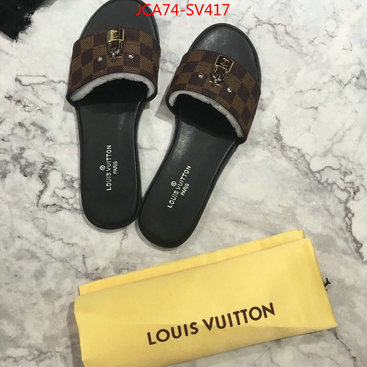 Women Shoes-LV,what 1:1 replica , ID: SV417,$:74USD