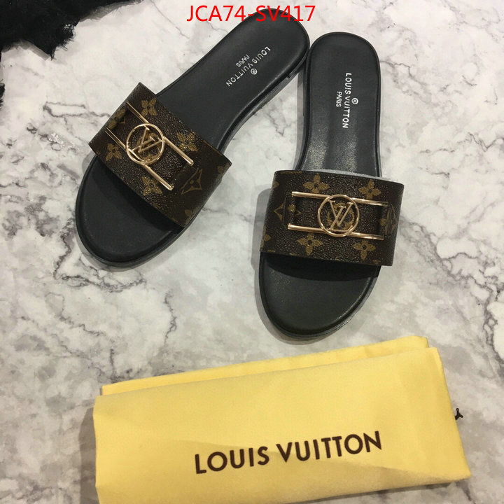 Women Shoes-LV,what 1:1 replica , ID: SV417,$:74USD