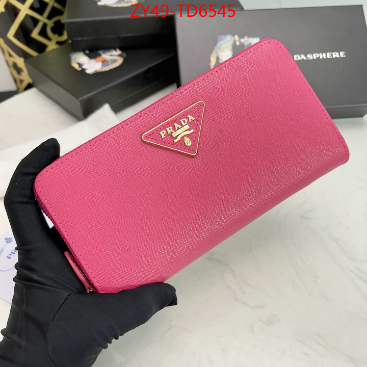 Prada Bags(4A)-Wallet,buy replica ,ID: TD6545,$: 49USD