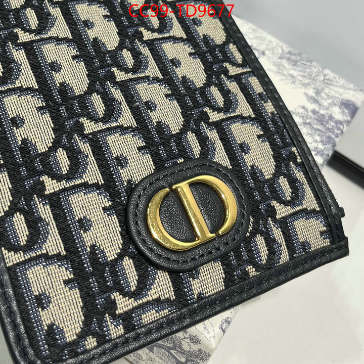 Dior Bags(TOP)-Wallet-,ID: TD9677,$: 99USD