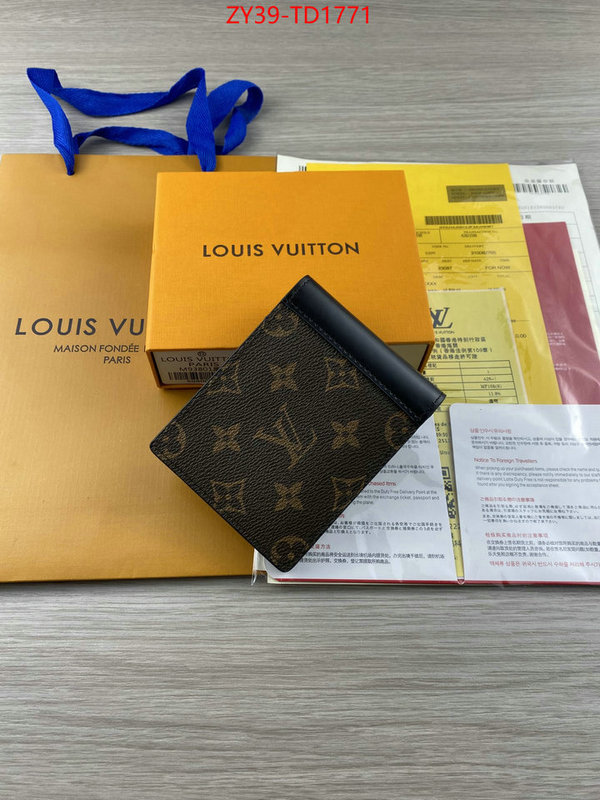 LV Bags(4A)-Wallet,ID: TD1771,$: 39USD
