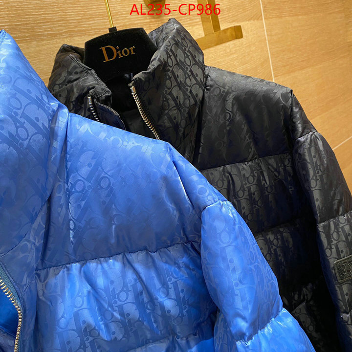 Down jacketMen-Dior,high quality happy copy , ID: CP986,$: 235USD