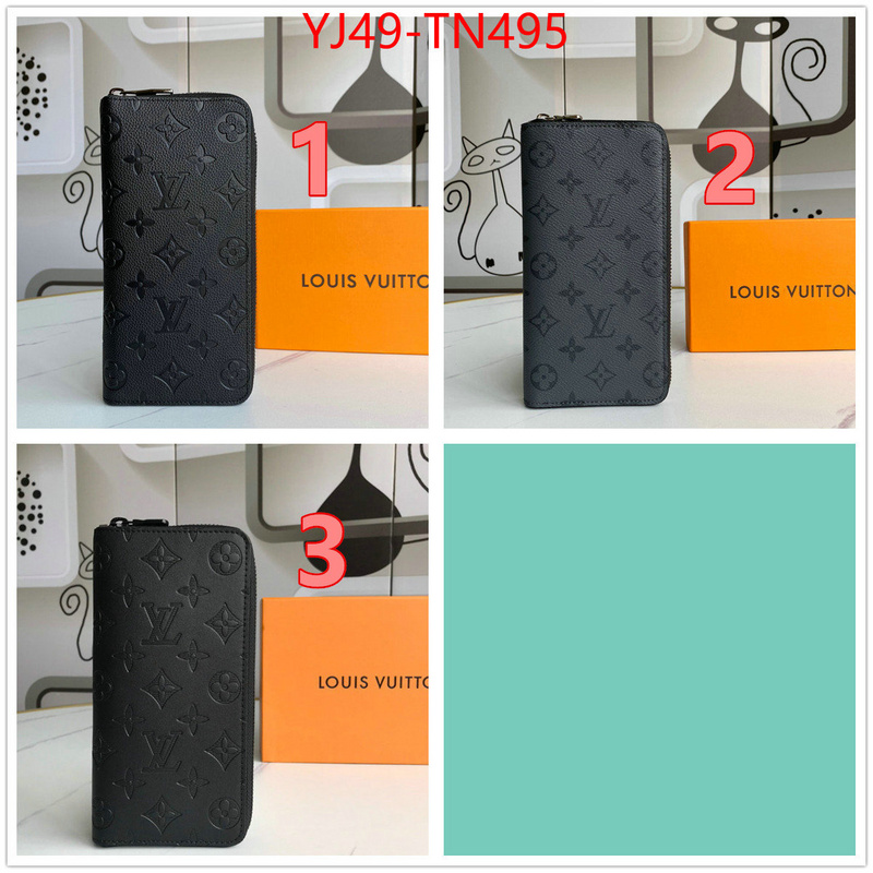 LV Bags(4A)-Wallet,ID: TN495,$: 49USD