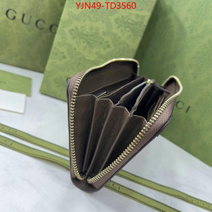 Gucci Bags(4A)-Wallet-,wholesale 2023 replica ,ID: TD3560,$: 49USD