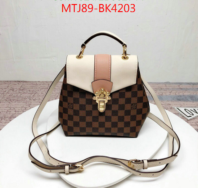 LV Bags(4A)-Backpack-,ID: BK4203,$: 89USD